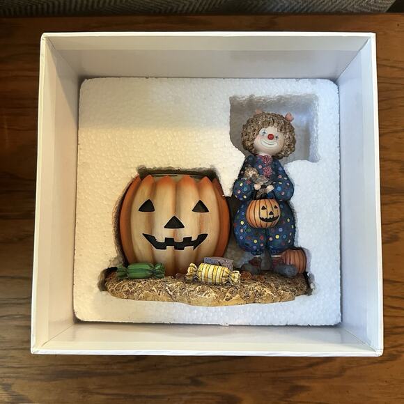 Lang Candles Halloween Friends SBB#3 Candle Holder Clown Sherri Buck Baldwin - Picture 7 of 10